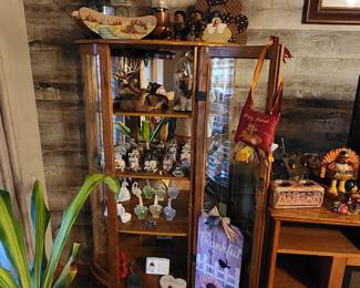 One of the many curio cabinets available