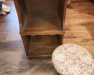 Footstool, nightstand