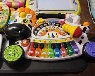 Variety of children's toys