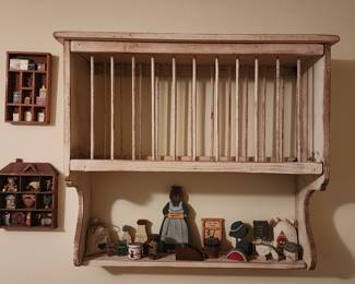 Wall mounted dish rack