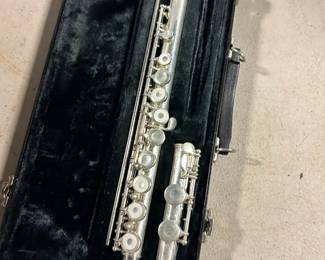 Flute in case