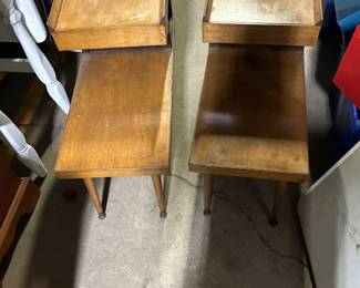 Twin MCM side tables