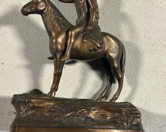 Brass horse