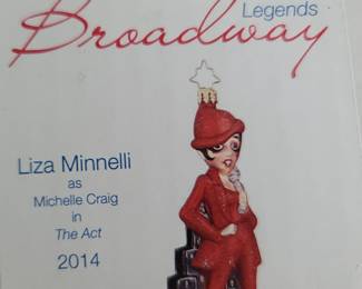 Liza Minnelli radco Christmas ornament 