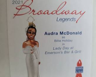 Radco Christmas Broadway ornament Audra Mcdonald 