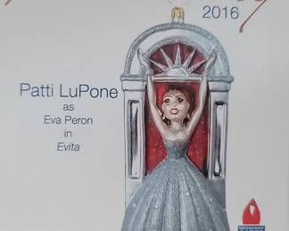Radco Patti lupone Christmas ornament 