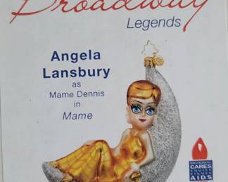Radco Angela Lansbury Christmas ornament 