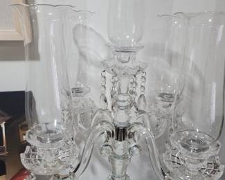 Crystal candle holder