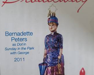 Radco Bernadette Peter's Christmas ornament 