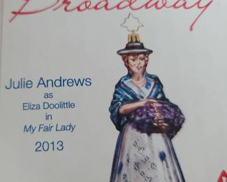 Radco Julie Andrew's Christmas ornament 