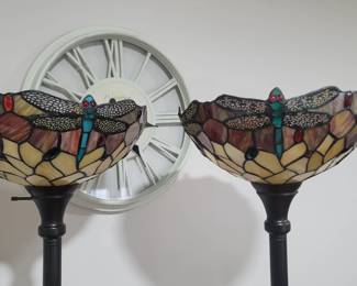 Floor dragonfly lamp Tiffany style 