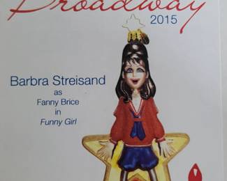 Radco Barbara Streisand Christmas ornament 
