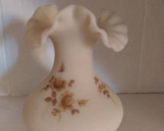 Signed Fenton vase