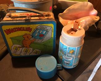 Vtg Heathcliff Lunchbox and Thermos, sold separately