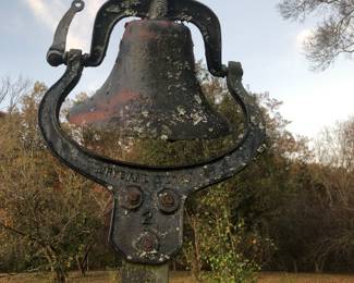 Bring tools to remove antique bell