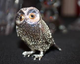 Christoffel silverplate owl