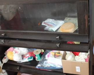 three-unit lawyers bookcase (single piece, not stacking)