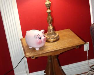 Victorian lamp table