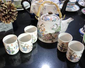 Oriental tea set
