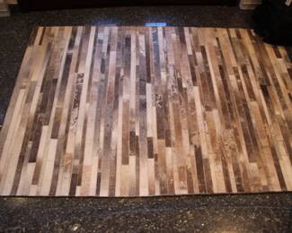 "Cow hide" rug