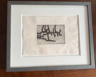 Eduardo Chillida (Spanish,1924-2002) Untitled Aquatint