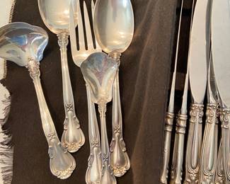 Gorham “Chantilly” Sterling flatware