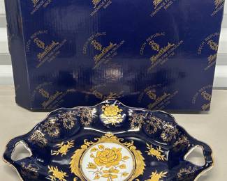 Haas & Crjzek cobalt dish