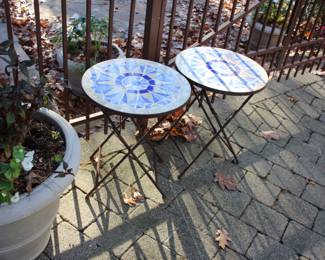 Pair mosaic tables