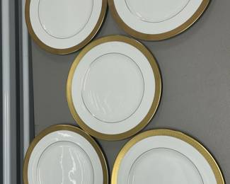 set 5 Waterford "Kells" 10 3/4" dinner plates