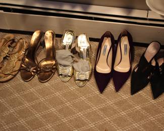 Ladies shoes - Prada, Jimmy Choo, Weitzman, Gucci...