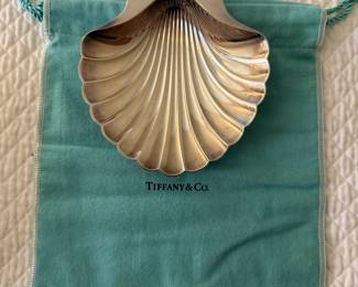 Tiffany sterling shell dish