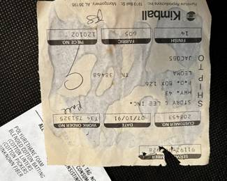 #2	Kimball Victorian Parlor Chair -His carved Rosewood straight arms 	 $150.00 
