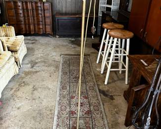 #44	Antique metal floor lamp 55" tall (no shade)	 $30.00 
