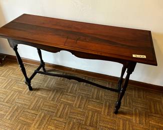 #26	Wood entry table (as-is finish) 48x18x29	 $75.00 
