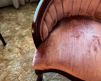 #3	Kimball Victorian Parlor Chair _ Hers carved Rosewood dropped arms	 $150.00 
