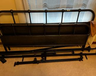 #20	Queen bed frame gun metal grey	 $75.00 
