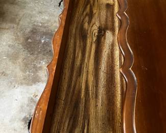 #36	Wood 4 drawer curved front Chest of drawers 4 drawers (as-is finish) 44x19x35	 $125.00 
