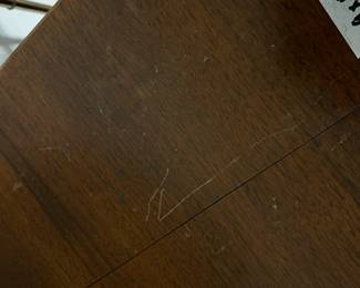 #28	Sewing machine desk with chair (no machine) 3 drawers 29x17x31	 $20.00 
