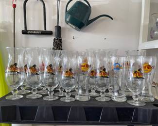 Vintage Hard rock glassware