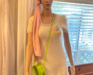 Vintage angora sweater dress