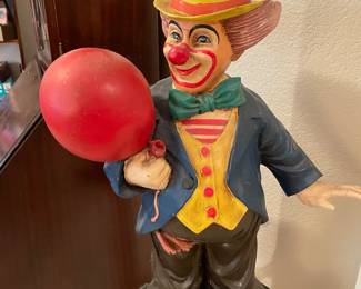 Large ceramic clown