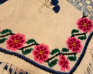 Vintage hand made poncho 1970's 