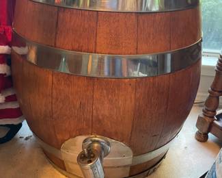 Rare stainless steel oak barrel