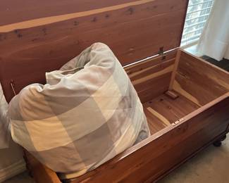 Vintage cedar chest