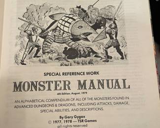 Dungeons and dragons 1970s book