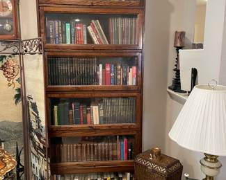 Large six pieces lawyers bookcase