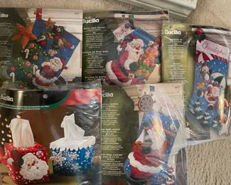 RARE retired sealed Bucilla stocking kits
