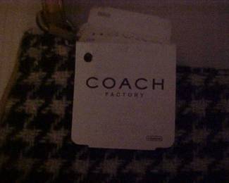 Tag from Coach purse.