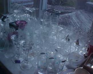 And still more glass items.