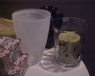 Very large vases and high end candles